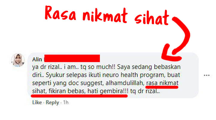 rasa nikmat sihat