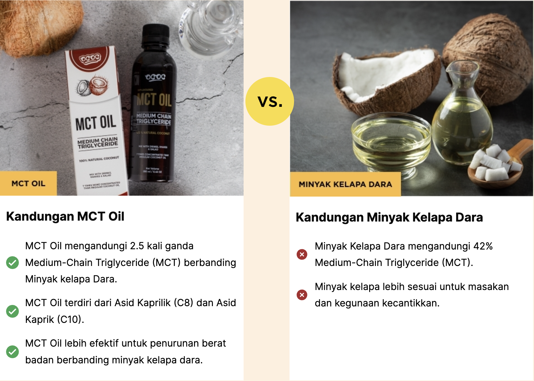 mct vs minyak kelapa dara