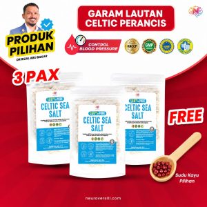 3 X PURE CELTIC SEA SALT (200g)