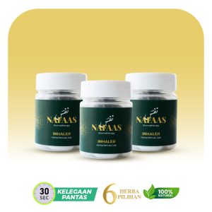 3 X NAFAAS INHALER HERBA SEMULAJADI