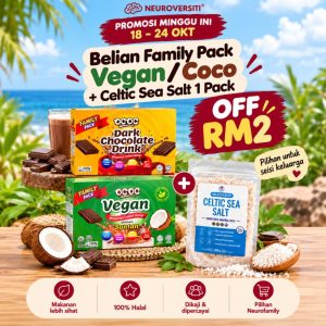 FAMILY PACK VEGAN/COCO + PURE CELTIC SEA SALT