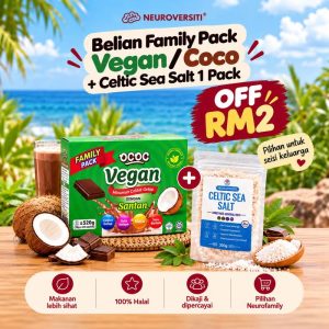FAMILY PACK VEGAN + PURE CELTIC SEA SALT